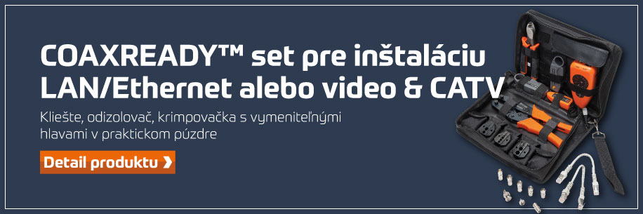 COAXREADY™ set pre inštaláciu LAN/Ethernet